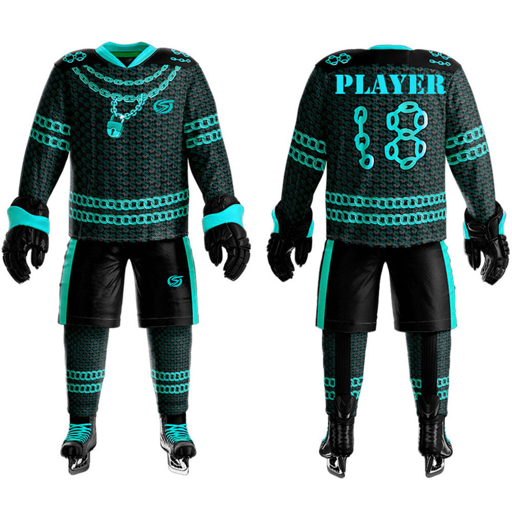 Customized Sublimation Ice Hockey Uniform - Image 3
